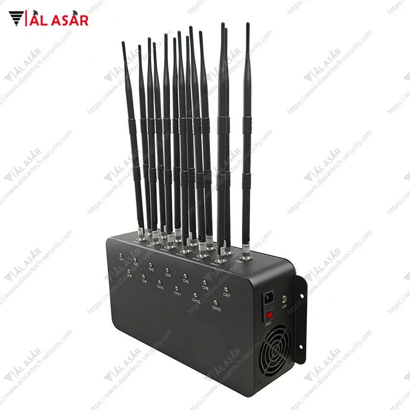 13/14-chanèl WiFi andedan kay la siyal bloke Jammer
